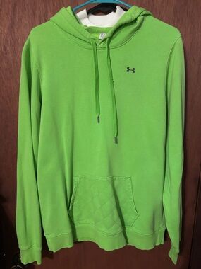 Under Armour Men's Bright Green Pullover Hoodie